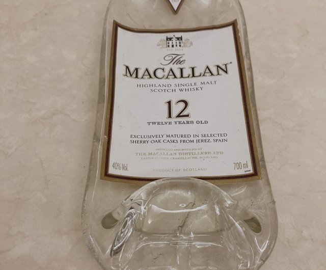 マッカラン12年ブルーラベルコーヒーラベルウイスキーボトル