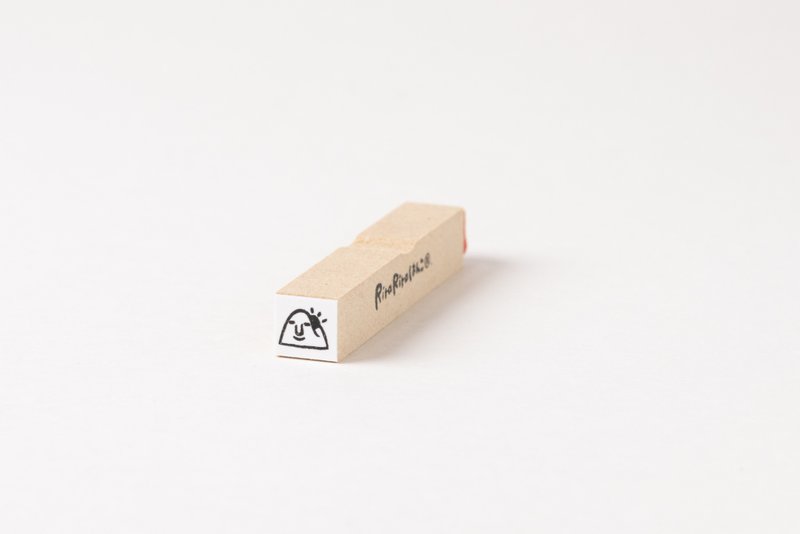 [Mountain] Schedule stamp*10mm square*R182 - Stamps & Stamp Pads - Wood 