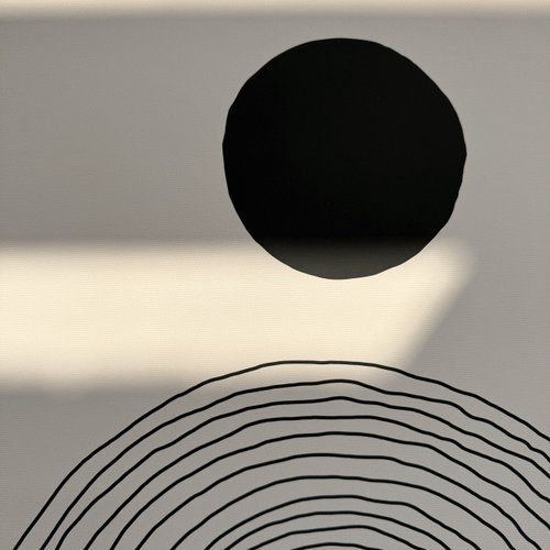 菠蘿選畫所 【微瑕特惠】【福利品】點線圓舞曲III - 抽象牆壁掛畫/玄關裝飾