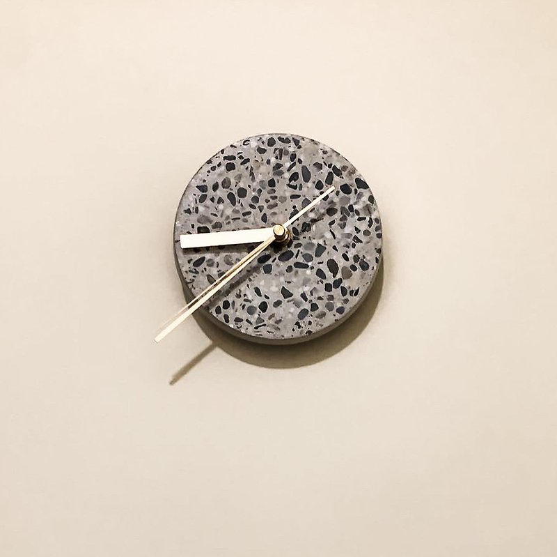 ‧ terrazzo grinding Stone grinding Stone bell plan ‧terrazzo‧ _15│Good Form‧ good Zaoxing - Clocks - Cement Gray