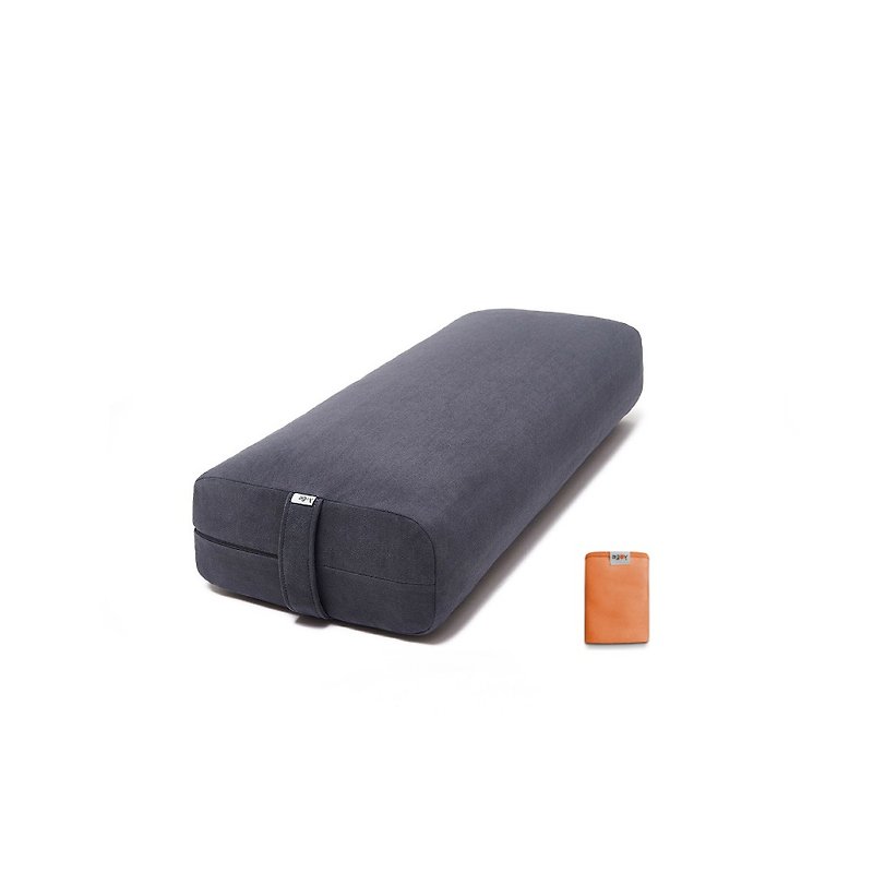 Large Pillow Combination C | Wide-Top Antibacterial Yoga Healing Pillow + Yoga Towel (Sunset Orange) - อุปกรณ์ฟิตเนส - วัสดุอีโค 