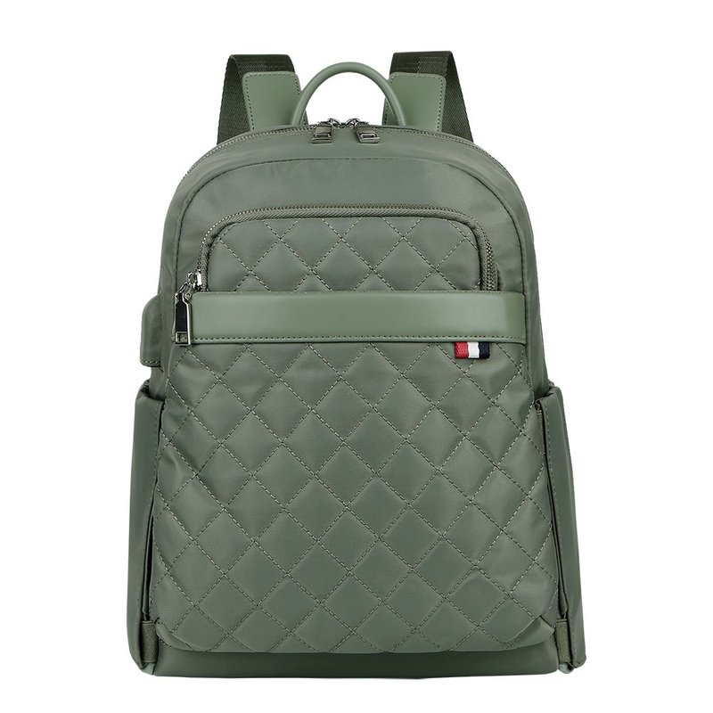 Ellie Mini-Green | 10-inch Tablet Computer Small Backpack Water-Repellent Backpack Travel - Backpacks - Polyester Green