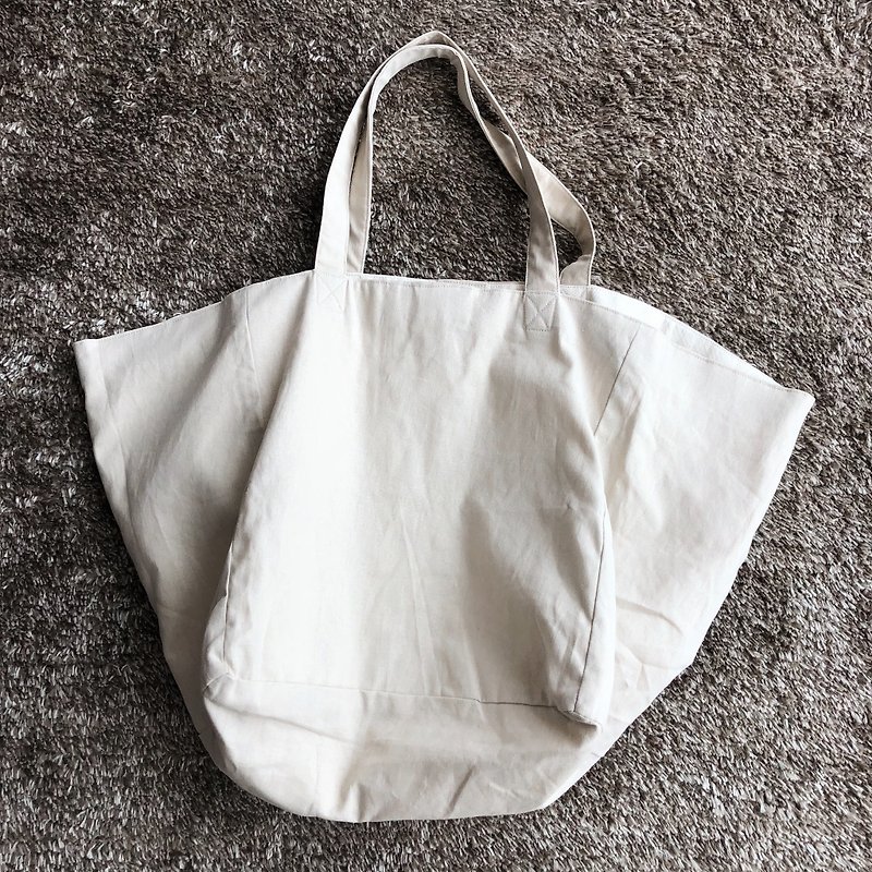 Suzy Linen Bag (Grey) - Handbags & Totes - Cotton & Hemp Gray