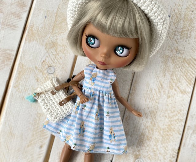 Blythe doll clothes set, bag ,hat ready-made Blythe doll outfit