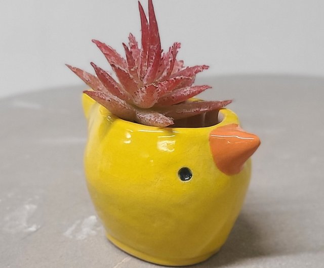 益子焼き？ 可愛いキツネの花瓶 益子焼き？ 可愛い狐の花瓶