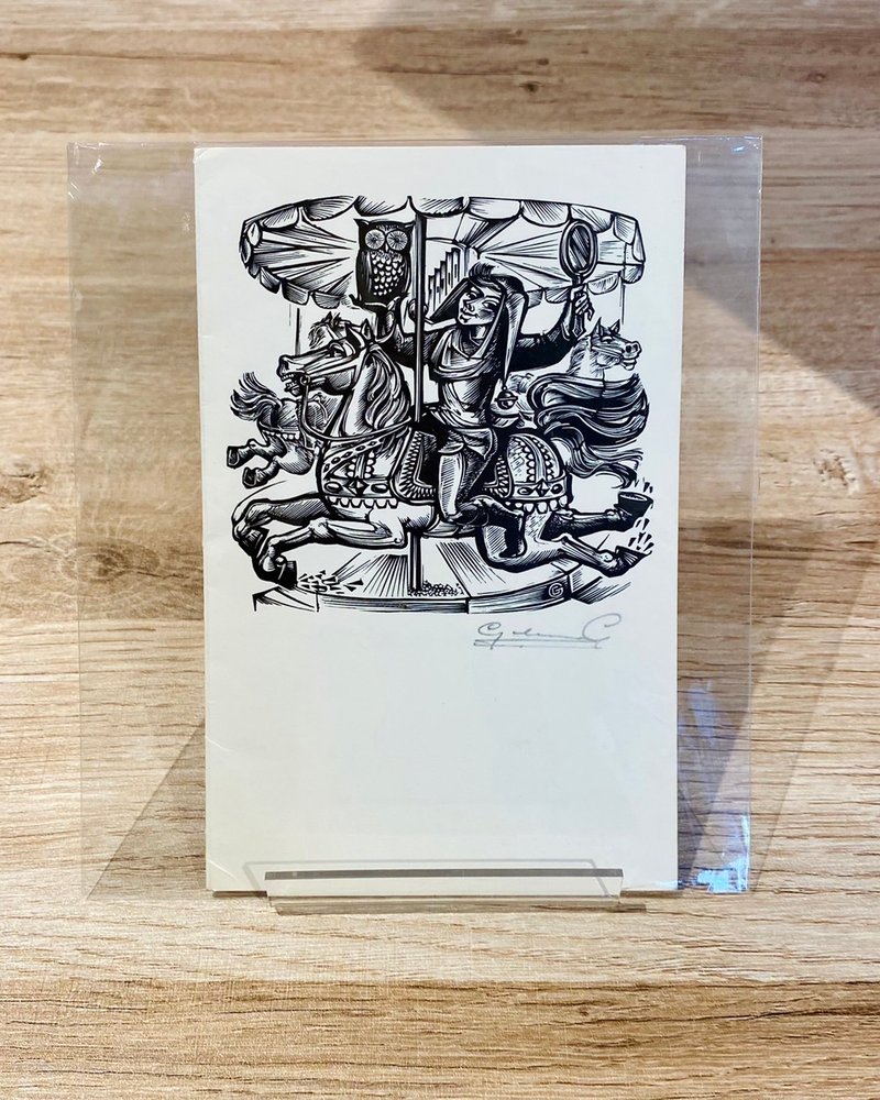 Belgian artist GAUDAEN, Gerard - Ex-libris - Bookplate - Printmaking - โปสเตอร์ - กระดาษ ขาว