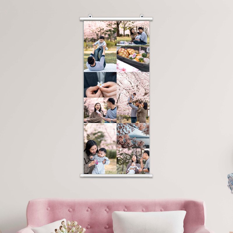 Customized poster hanging scroll Large picture output Poster output hanging scroll Customized animation hanging scroll - Picture Frames - Other Materials 