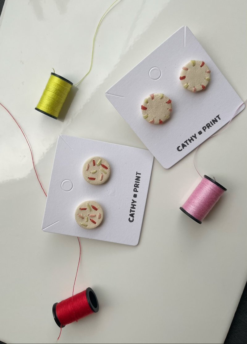 点々線シリーズ - ピアス・イヤリング - その他の素材 