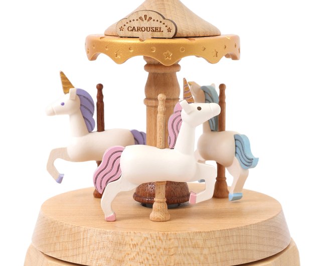 Wooderful Life Unicorn - Exclusive Double Rotate Music Box Wooderful Life Unicorn - Exclusive Double Rotate Music Box