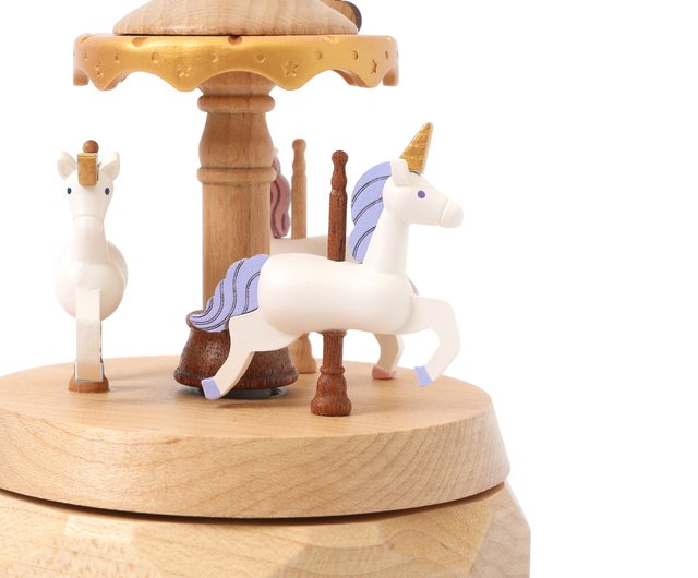 Wooderful Life Unicorn - Exclusive Double Rotate Music Box Wooderful Life Unicorn - Exclusive Double Rotate Music Box