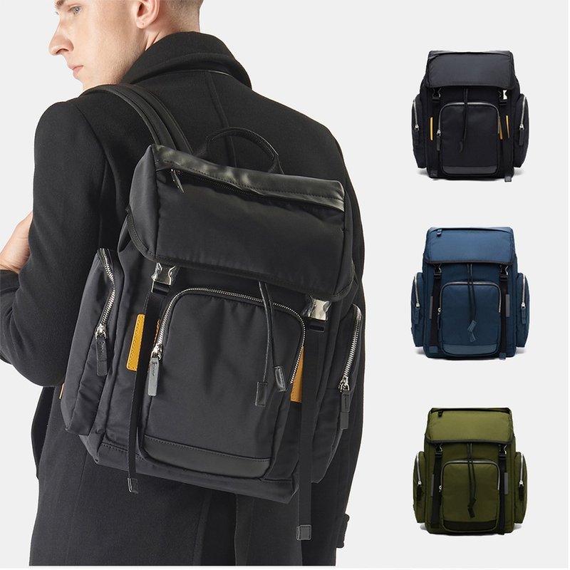 FOLIAGE TECHNICAL BACKPACK - Laptop Bags - Nylon Black