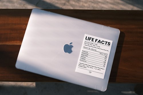 Fingers Work 人生好難電腦殻套裝 Life Facts MacBook Case