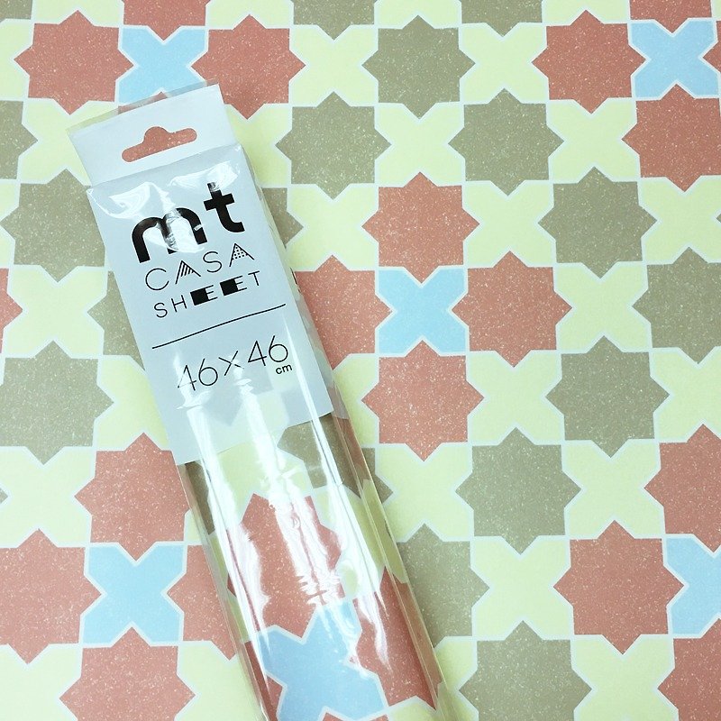 KAMOI mt CASA SHEET Decorative Wall Sticker (L)【Star Tile (MT03WS4602)】 - Wall Décor - Paper Multicolor