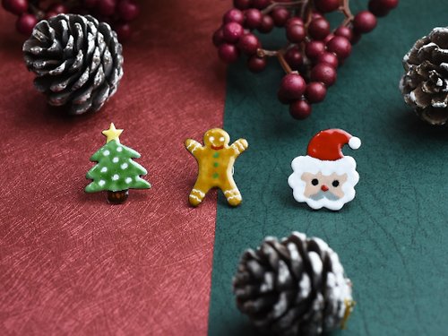 Cpercent 手工飾品 聖誕好Q系列 | 琺瑯徽章 胸針 手工飾品 聖誕禮物