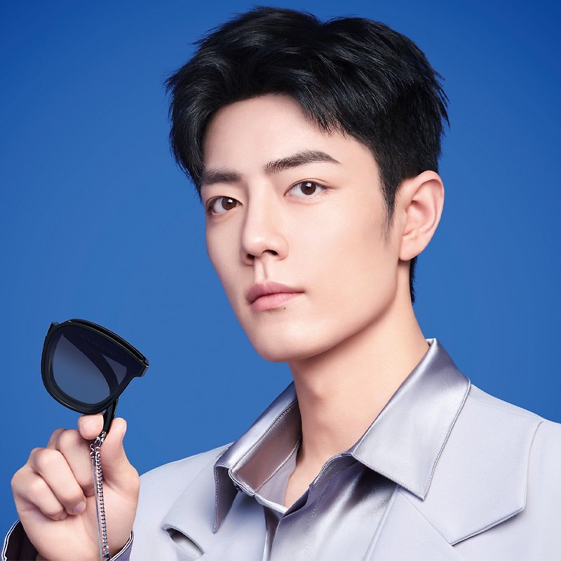MOLSION Xiao Zhan endorsement model-folding mirror MS5056 - Glasses & Frames - Other Materials Black