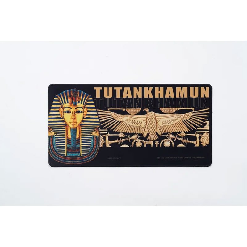 Art Mouse Pad-Princess Tutankhamun Meret Chest Ornament - แผ่นรองเมาส์ - วัสดุอื่นๆ สีดำ