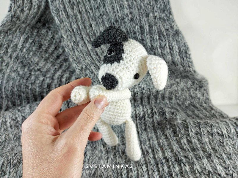 Crochet Puppy Pattern Amigurumi Dog Toy Tutorial - 手工藝教學/工具書 - 其他材質 