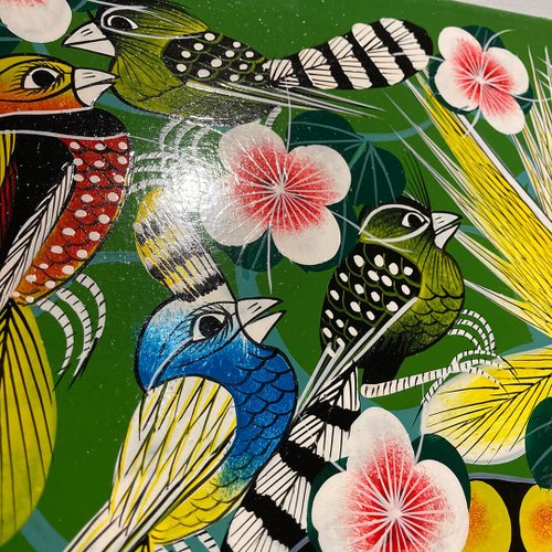 T959 Cheetah Parent-child/African TingaTinga original painting