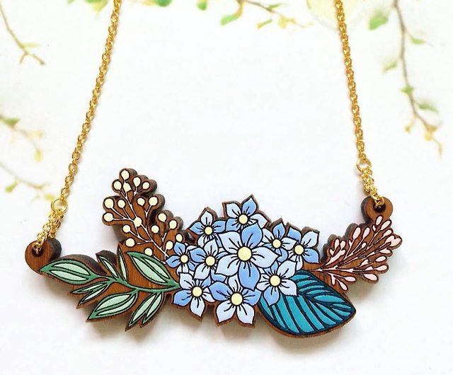 Handmade Necklace from Garden of Flowers