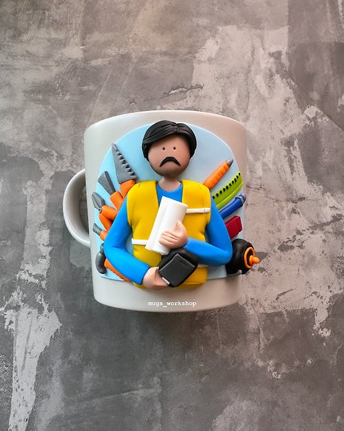 Art_Molds Engineer graduation gift idea, engineer coffee cup custom