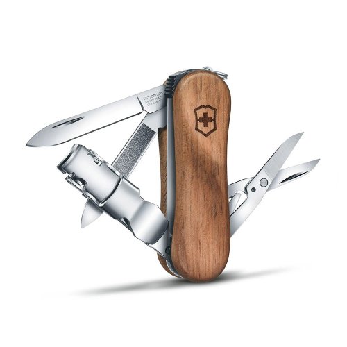 城市視角 VICTORINOX 瑞士維氏 瑞士刀 Nail Clip Wood 580 65mm 0.6461.63