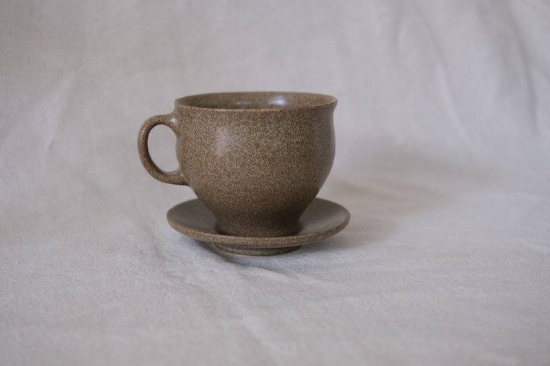 焙茶- 咖啡杯盤組 - 咖啡杯/馬克杯 - 陶 