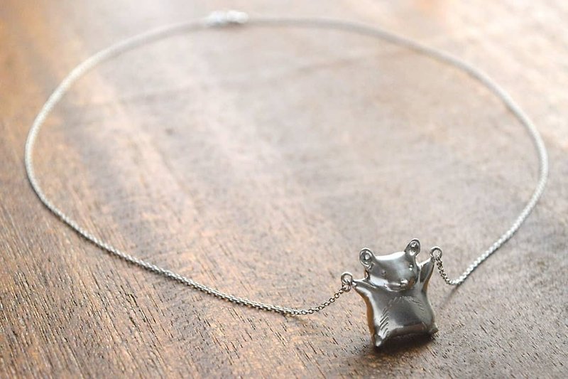 Chinchilla Necklace - Necklaces - Silver Silver