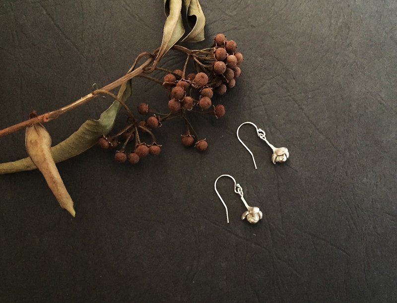 | YANGYANG | Little Botanic Garden: Earring - Earrings & Clip-ons - Other Metals Silver