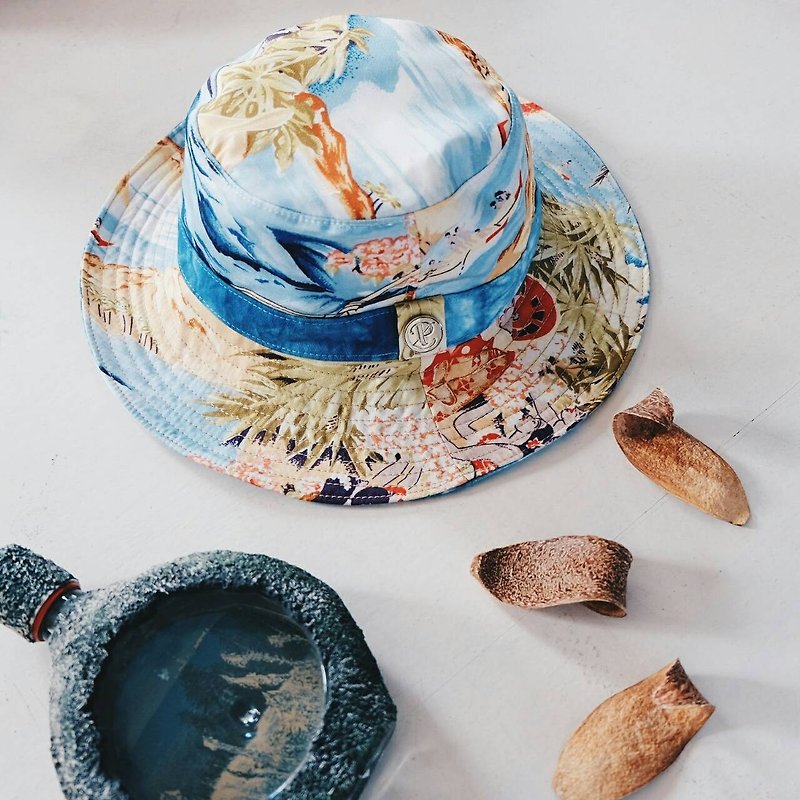 PALINI 'Tropical Mystery' Reversible Bucket Hat - Hats & Caps - Other Materials 