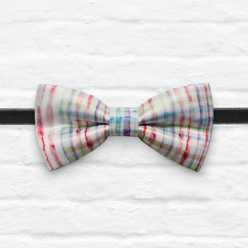 Style 0311 Printed Bowtie - Modern Boys Bowtie, Toddler Bowtie Toddler Bow tie, Groomsmen bow tie, Pre Tied and Adjustable Novioshk - Chokers - Polyester Multicolor