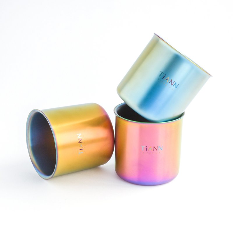 TiCup Titanium Teacup (Double-Walled) - ถ้วย - โลหะ หลากหลายสี