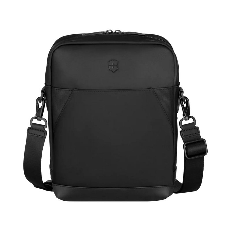 VICTORINOX 瑞士維氏 AlexNero 直式隨身斜背包 黑 612767 - 側背包/斜孭袋 - 尼龍 黑色