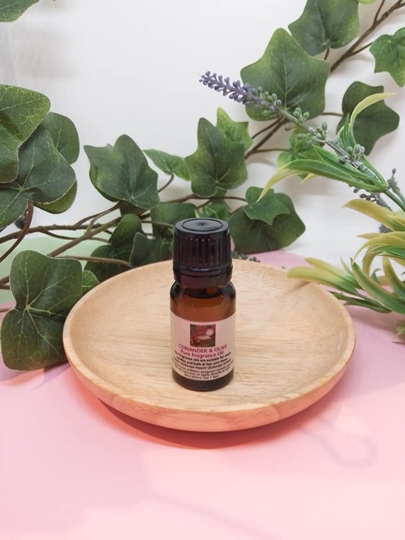 造型擴香石配香薰油(芫荽) - 香氛/精油/擴香 - 其他材質 綠色