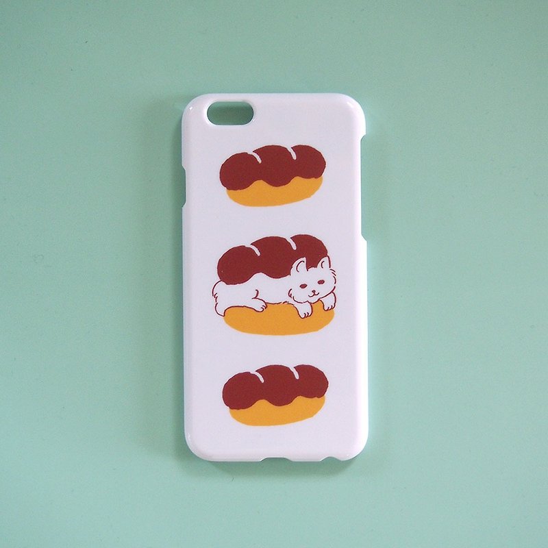 iPhone case - Cat & Bread - - Phone Cases - Plastic Transparent