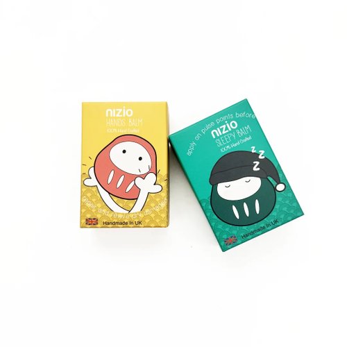 Nizio 簡單日常｜好物計劃 nizio【英國威爾斯】舒眠膏+護手膏 -阿福盒裝2件組 (25mlX2)