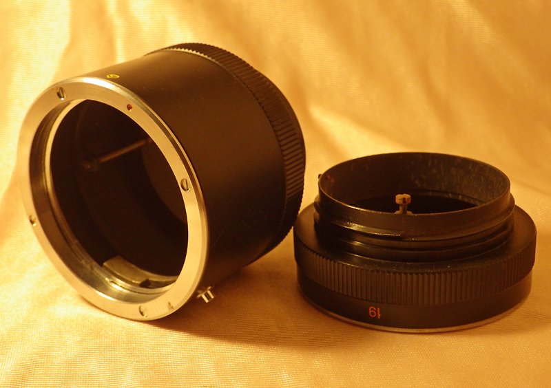適用於 Salut-S Kiev-88 中片幅底片相機的微距延長管環 - 菲林/即影即有相機 - 其他金屬 