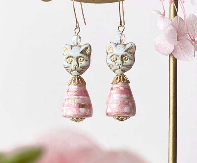 ☆桜！Spring猫ちゃんピアス☆B 桜ピアス(Cherry Blossoms Pierce) | 雅MIYABI 公式オンラインストア