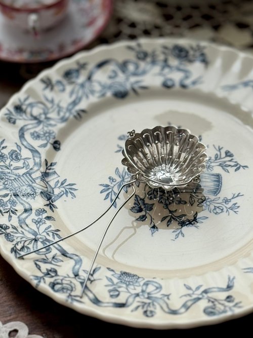 ティーストレーナー　スターリングシルバー　アンティーク 楽天市場】アンティーク ティーストレーナー スターリング