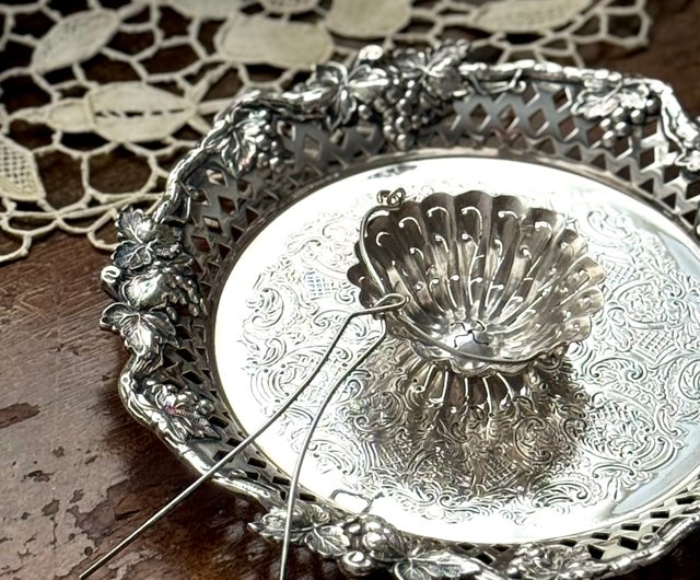 50261-美しいフランスのアンティークスターリングシルバーの注ぎ