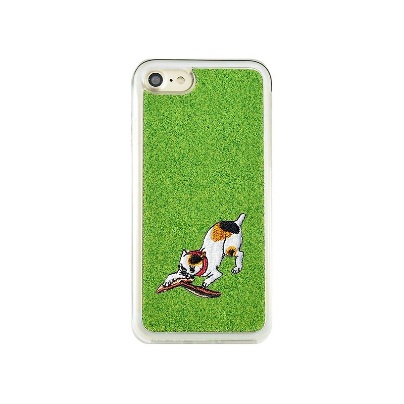 Shibaful -Mill Ends Park Kyototo Cat for iPhone（3 types） - Phone Cases - Waterproof Material Green