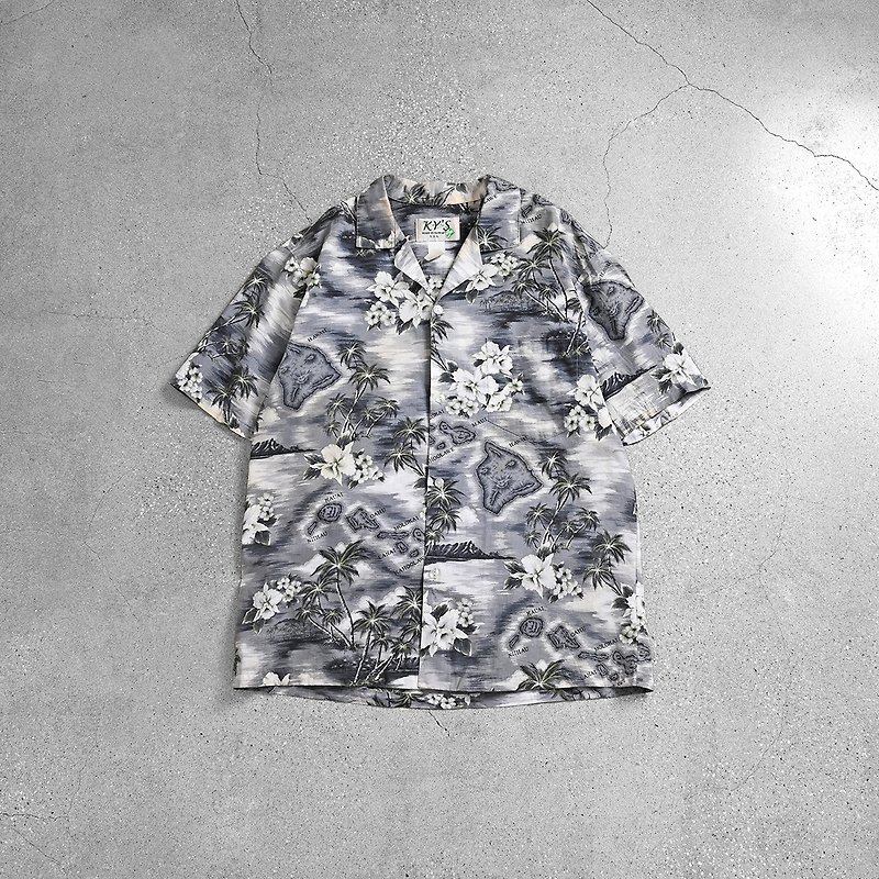 Vintage Shirt / Aloha Shirts - Men's Shirts - Other Materials Black