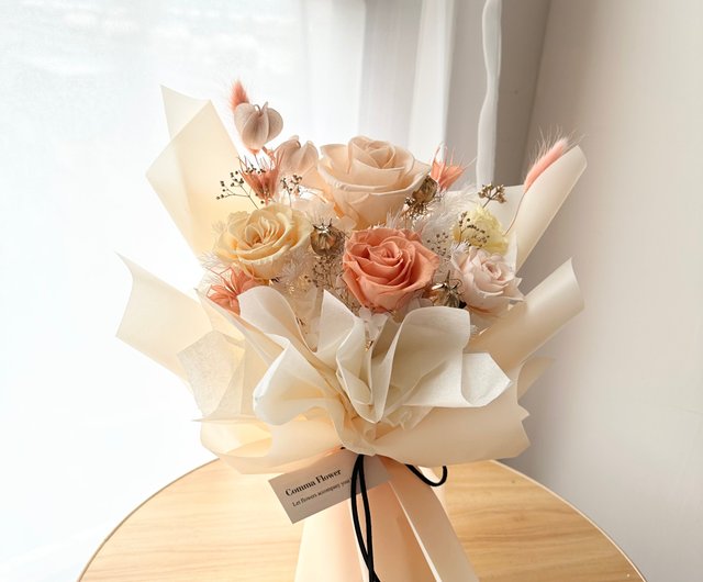 Valentine's Day Bouquet】Romantic Pink Immortal Flower Bouquet Valentine's  Day Gift Korean Flower Bouquet Customization - Shop sunndayflower Dried  Flowers & Bouquets - Pinkoi