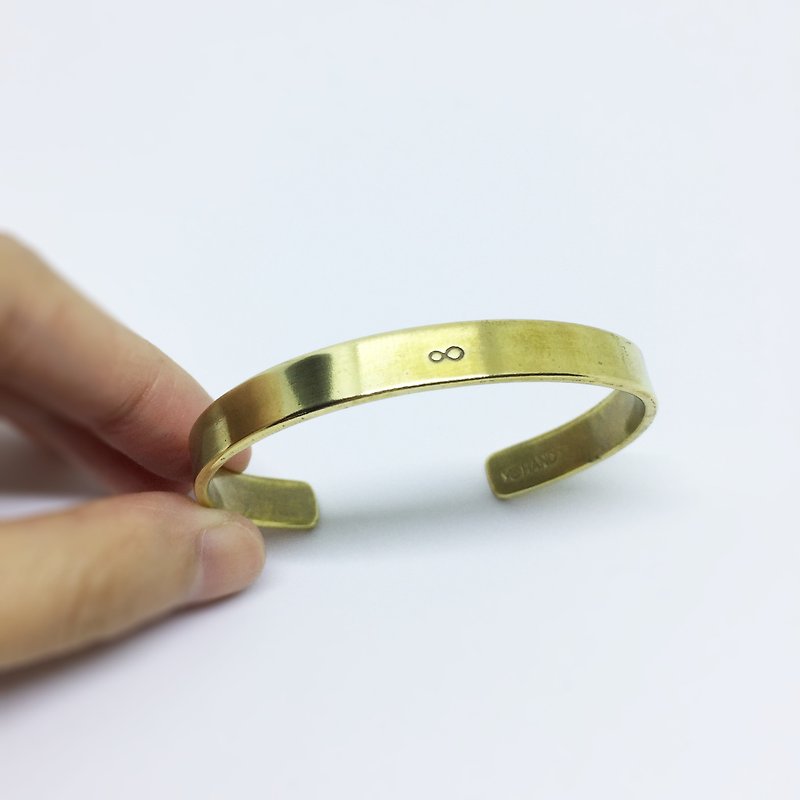 ► yoyohand ◄ 無限 黃銅手環 個性化/可客製 - 手鍊/手環 - 其他金屬 黃色