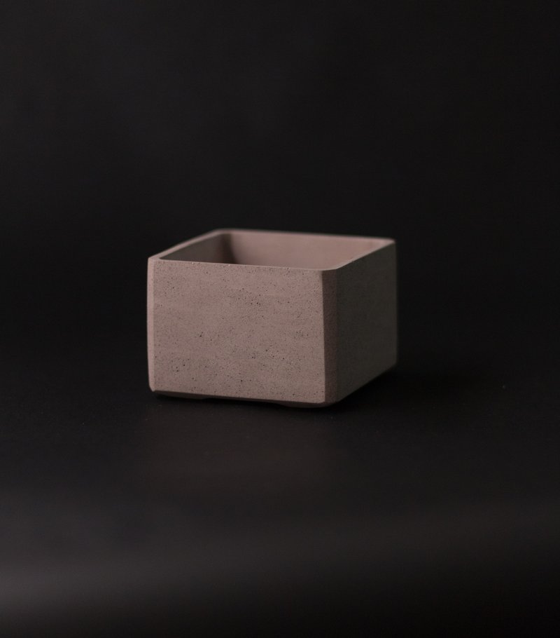 Cement square basin SQ1 - Pottery & Ceramics - Cement Multicolor