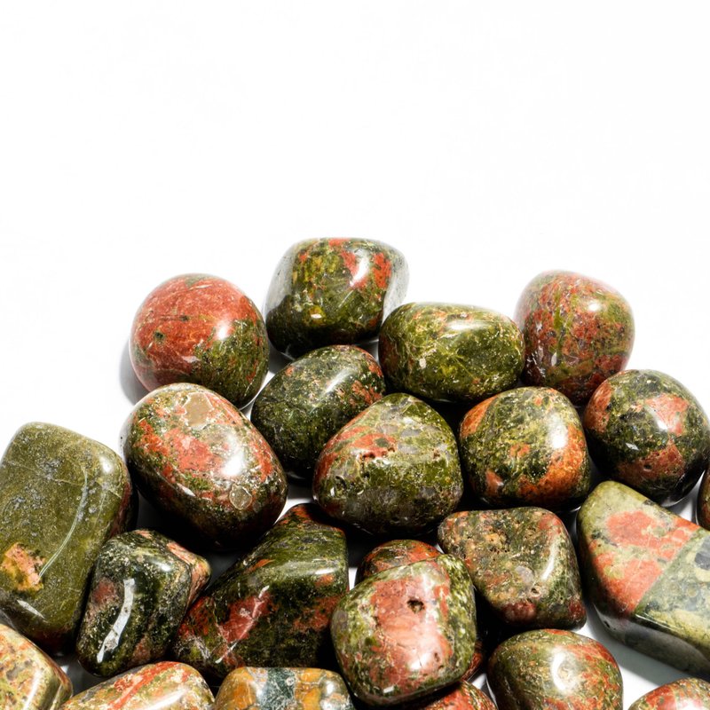 滾石系列-綠簾花崗石 200g - 擺飾/家飾品 - 半寶石 綠色