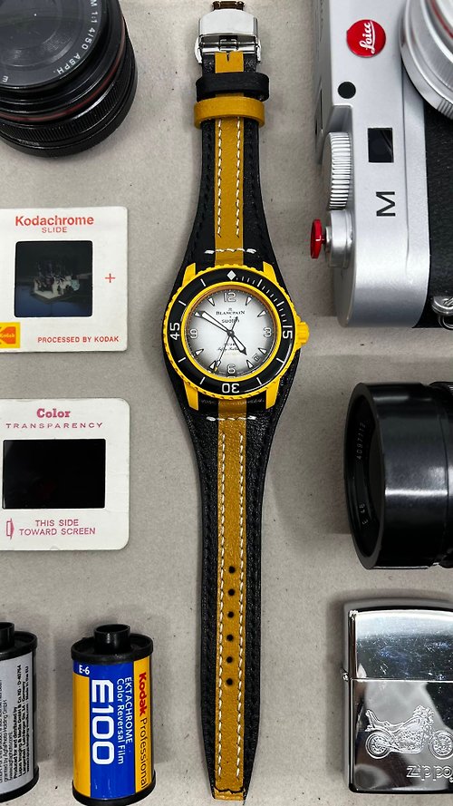 Eternitizzz 錶帶及手錶設計工房 皮革錶帶 手工 Swatch x Blancpain Scuba Fifty Fathoms Watches