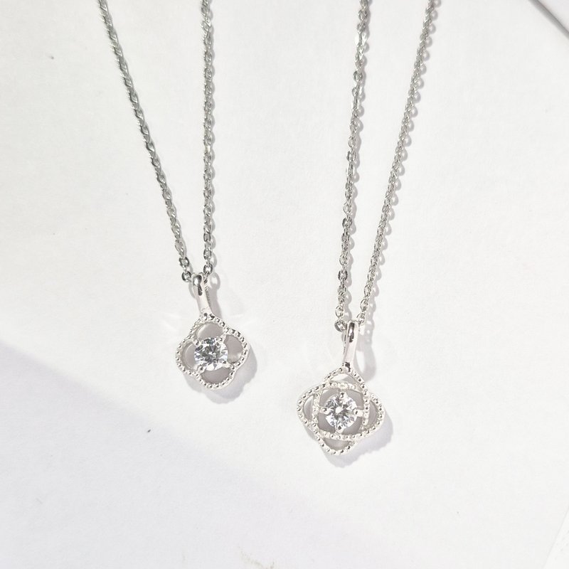 【比法一生】純銀墜子-微光戀詩  925純銀手作銀飾 - 項鍊 - 銀 銀色