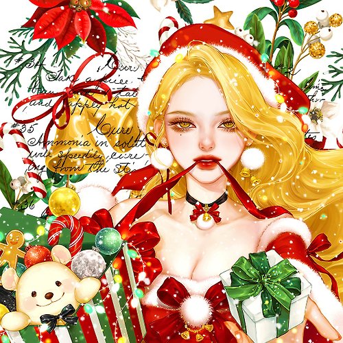 SHY GIFT SHOP Merry Christmas(Santa Claus) (5Color)