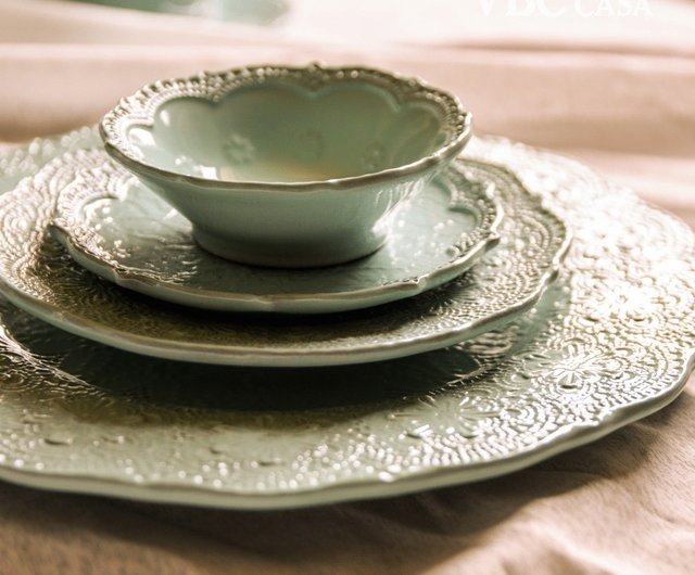 特典セット】ハンドメイドエンボスレースシリーズ ボウル・プレート