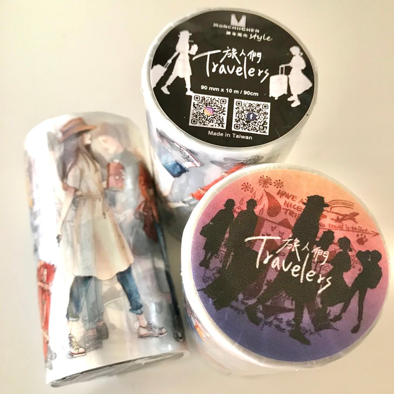 Travelers matte pet tape / Travelers - มาสกิ้งเทป - พลาสติก 